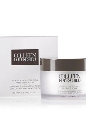 Colleen Rothschild Glycolic Acid Peel Pads with Blue Agave, New in Box